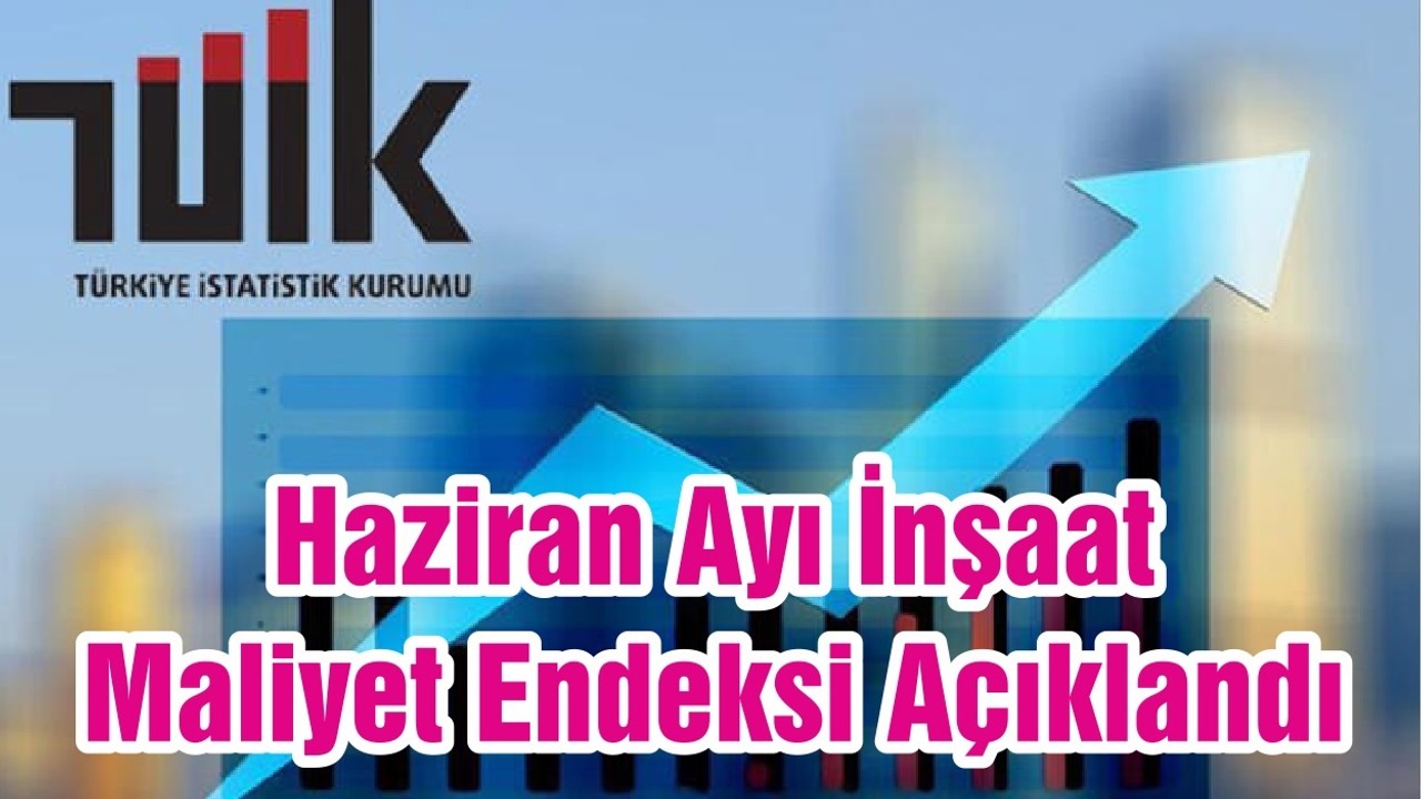 Haziran Ayı İnşaat Maliyet Endeksi Açıklandı