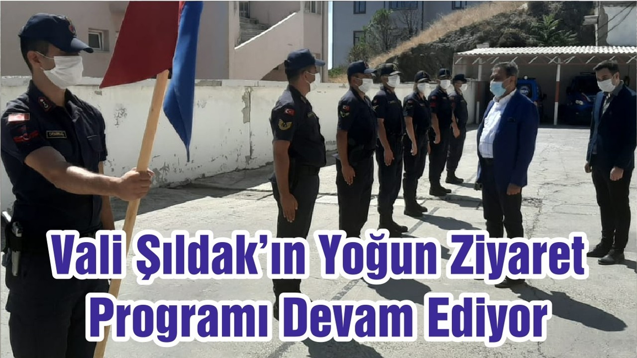 Vali Şıldak’ın Yoğun Ziyaret Programı Devam Ediyor