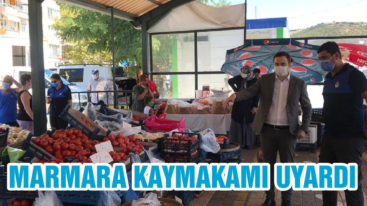 MARMARA KAYMAKAMI UYARDI