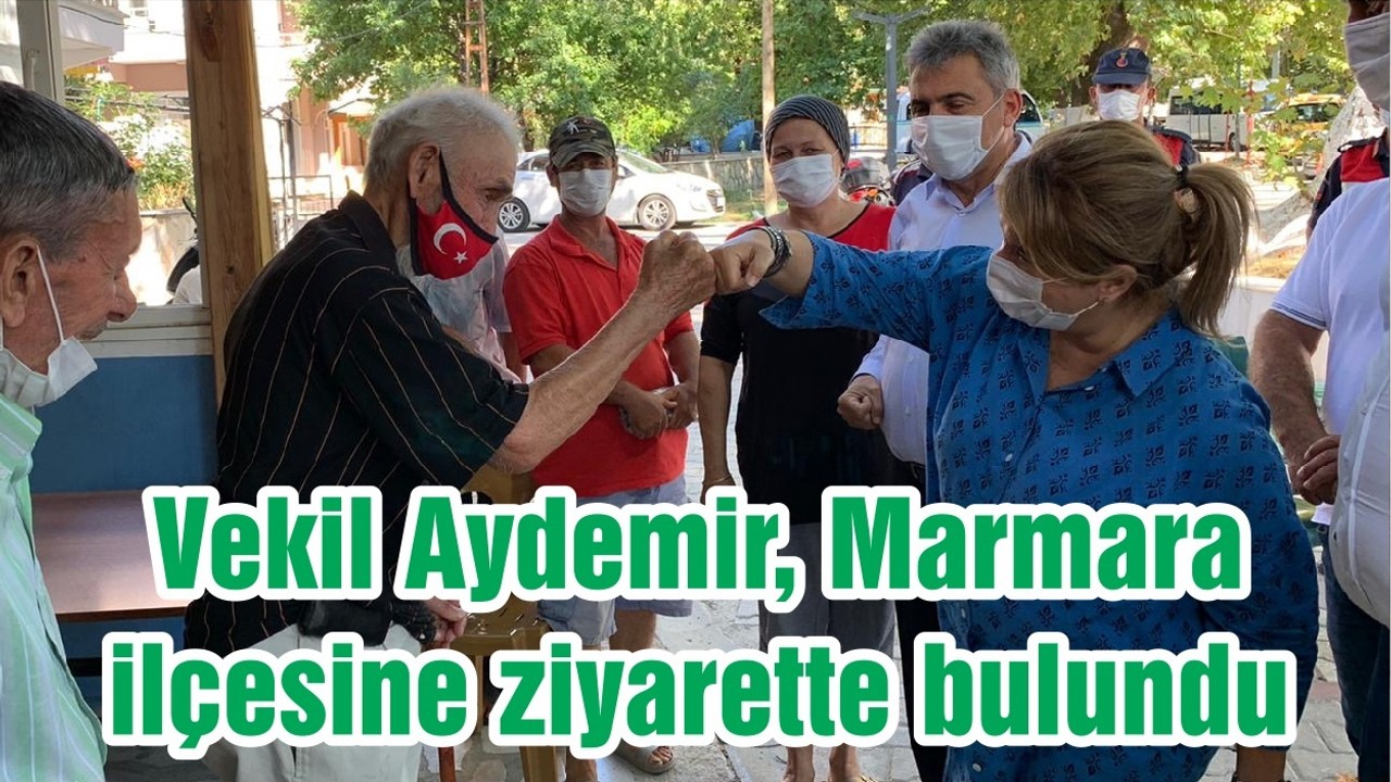 Aydemir, Marmara adalar ilçesine ziyarette bulundu