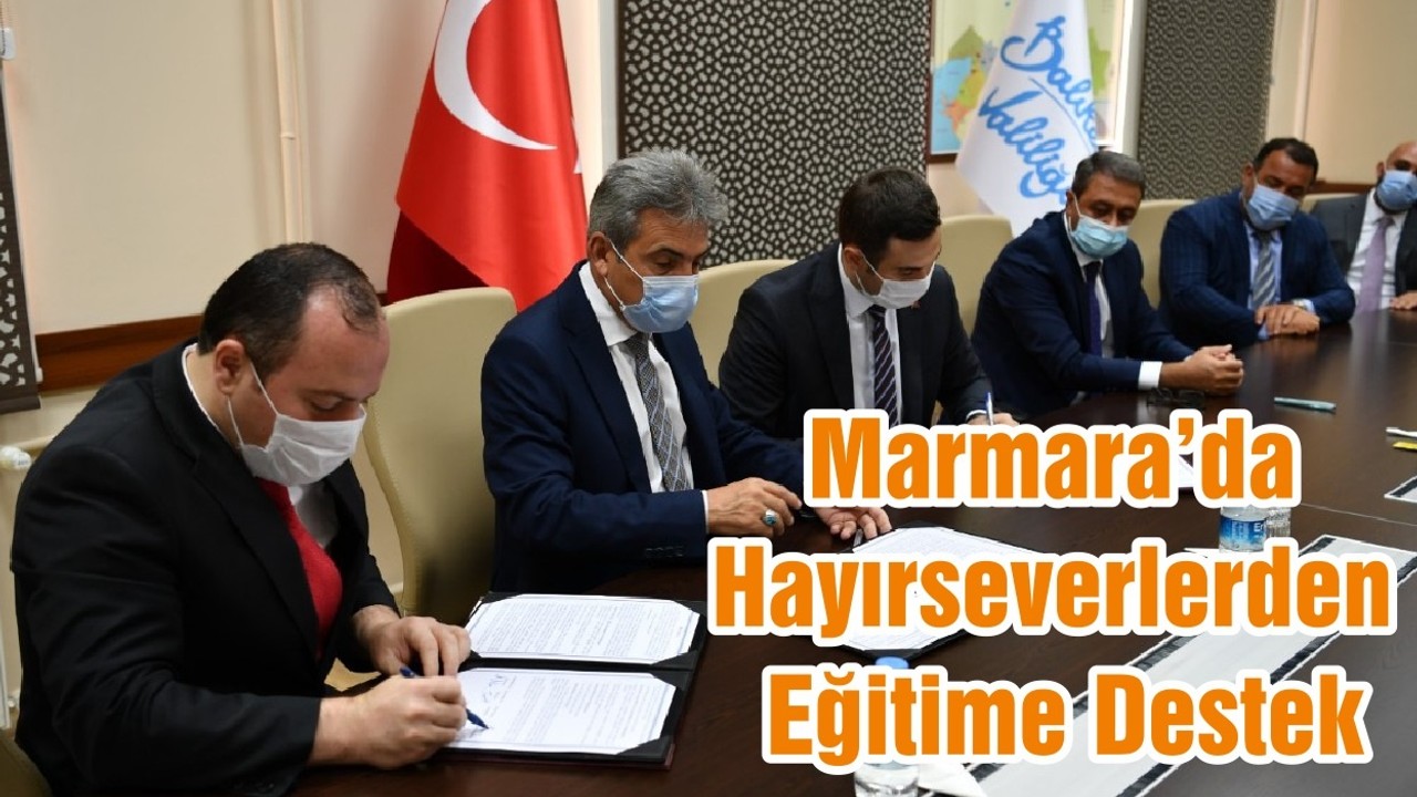 Marmara’da Hayırseverlerden Eğitime Destek