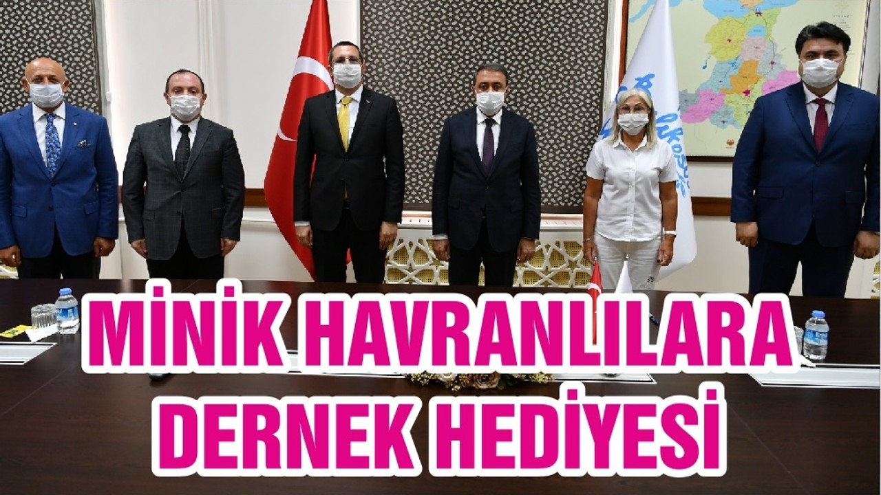 MİNİK HAVRANLILARA DERNEK HEDİYESİ