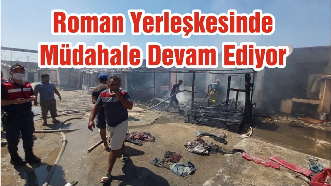 Roman Yerleşkesinde Müdahale Devam Ediyor