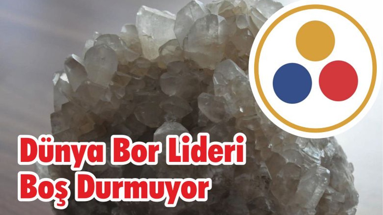 Dünya Bor Lideri Boş Durmuyor