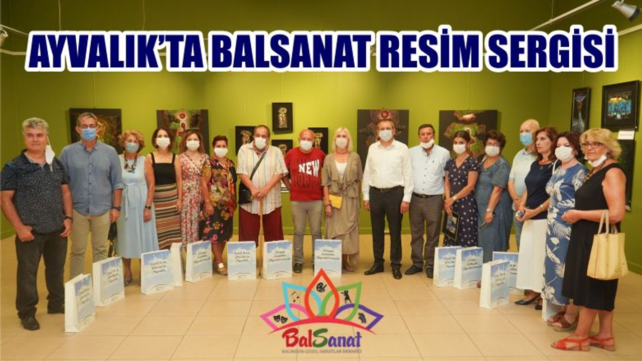 AYVALIK’TA BALSANAT RESİM SERGİSİ