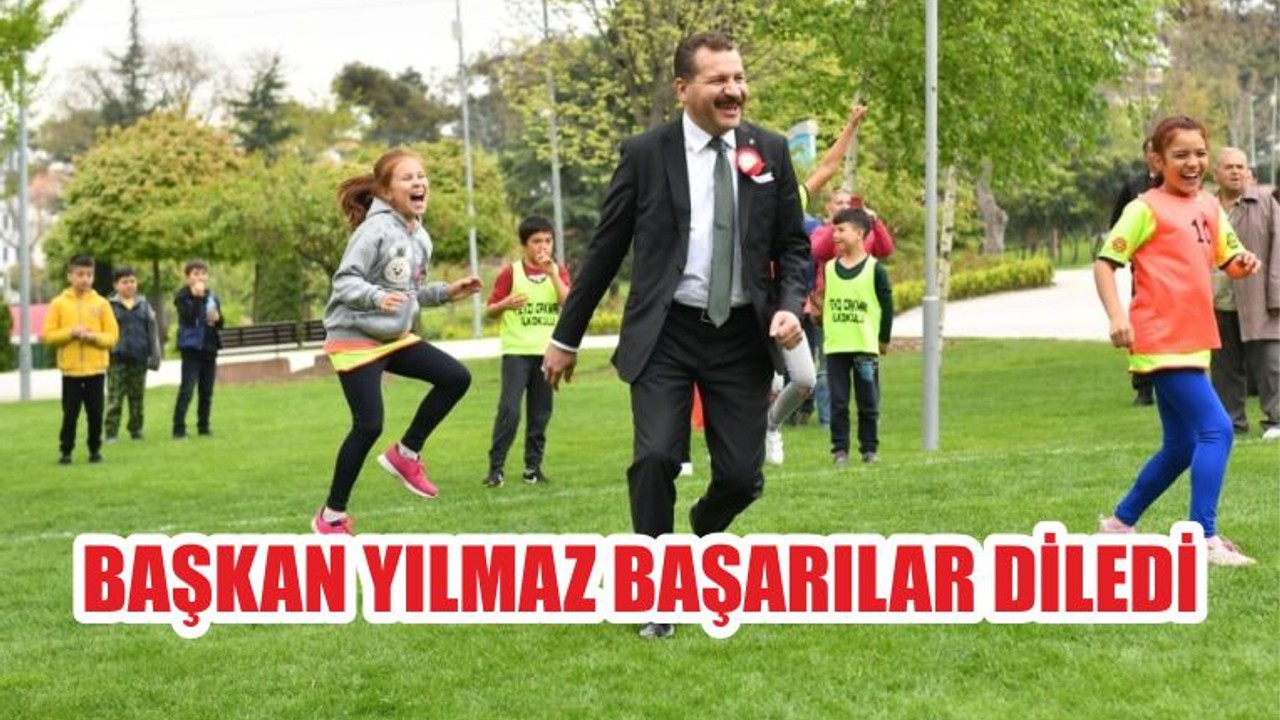 BAŞKAN YILMAZ BAŞARILAR DİLEDİ