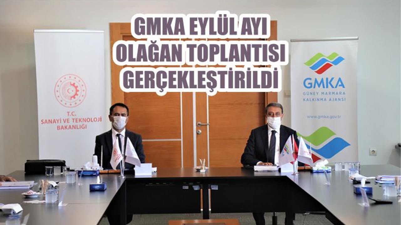 GMKA EYLÜL AYI OLAĞAN TOPLANTISI GERÇEKLEŞTİRİLDİ
