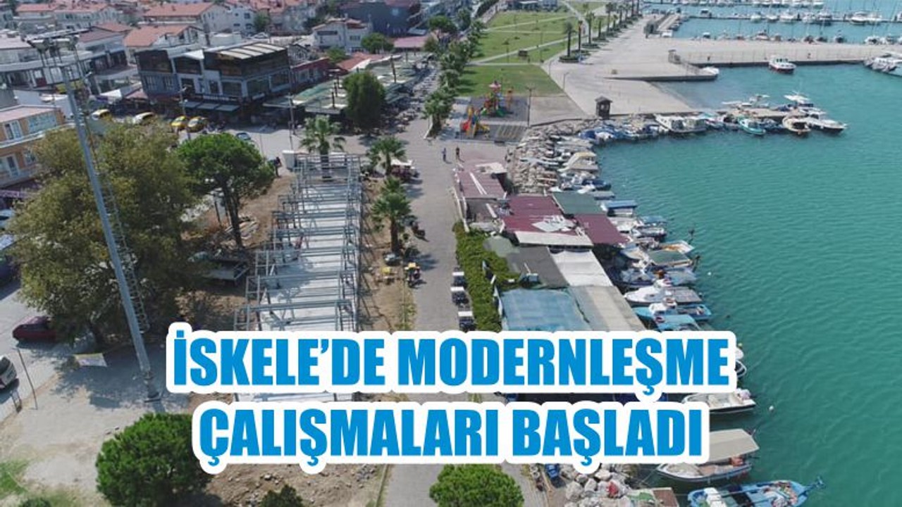 İSKELE’DE MODERNLEŞME ÇALIŞMALARI BAŞLADI