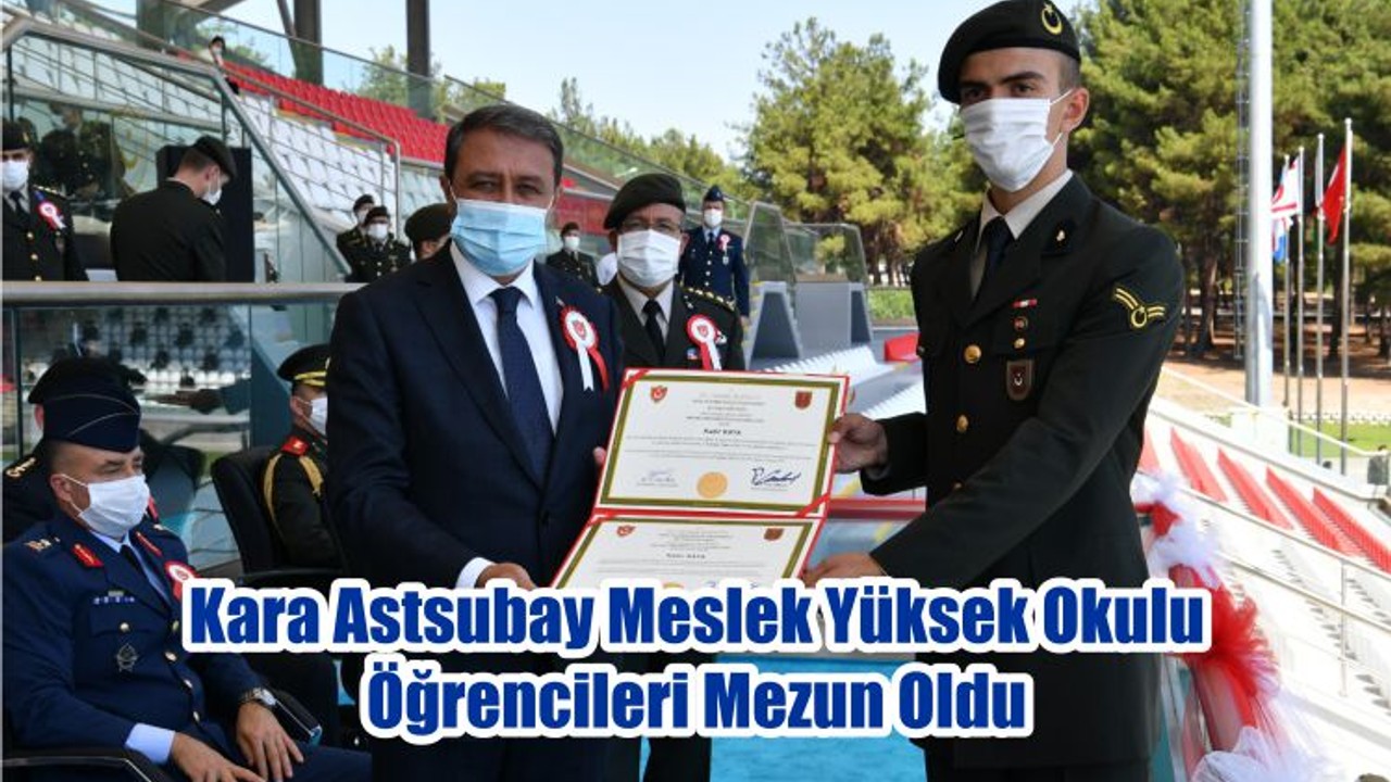 Kara Astsubay Meslek Yüksek Okulu Öğrencileri Mezun Oldu