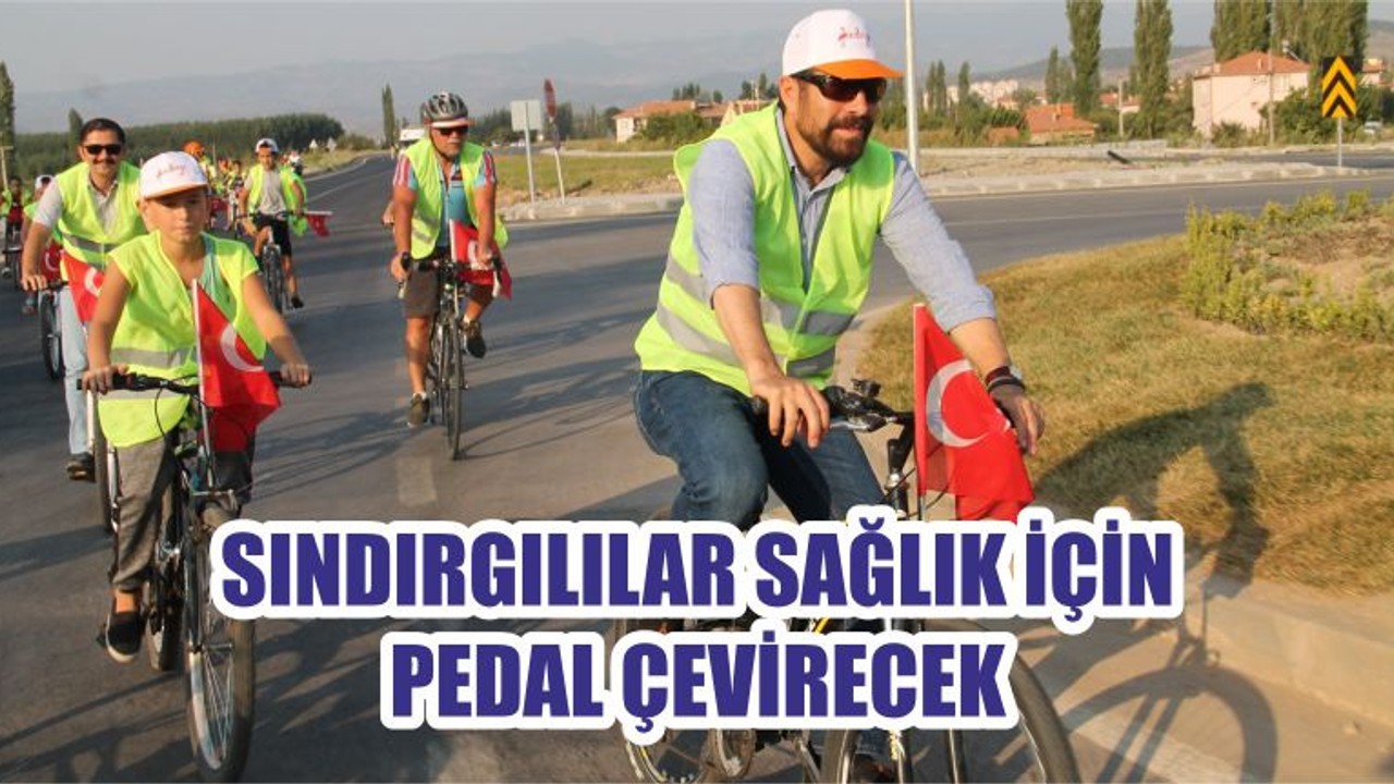 SINDIRGILILAR SAĞLIK İÇİN PEDAL ÇEVİRECEK