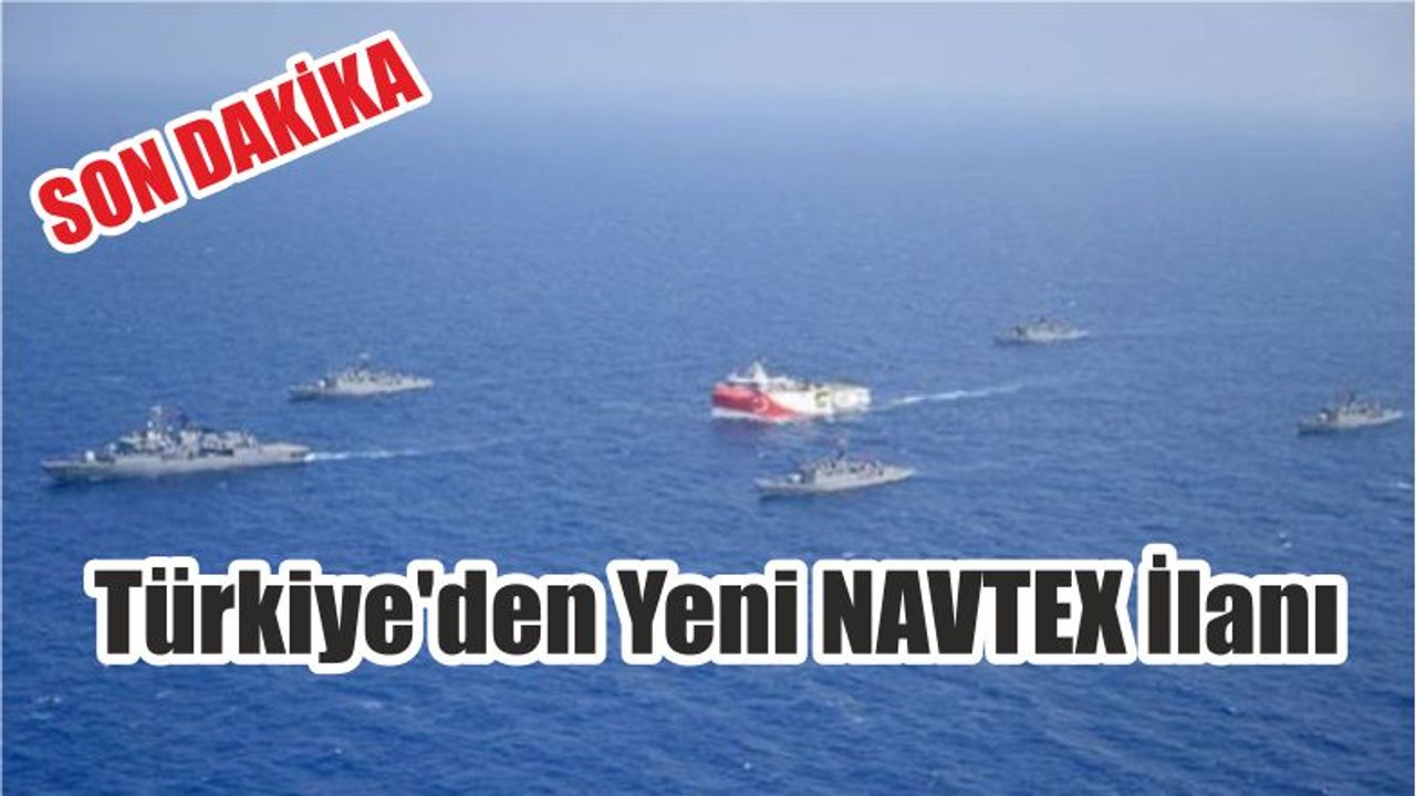 Türkiye'den Yeni NAVTEX İlanı