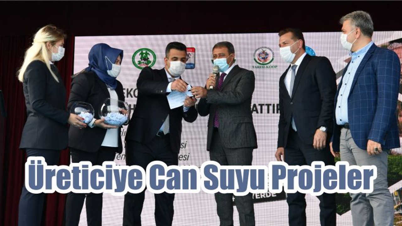 Üreticiye Can Suyu Projeler