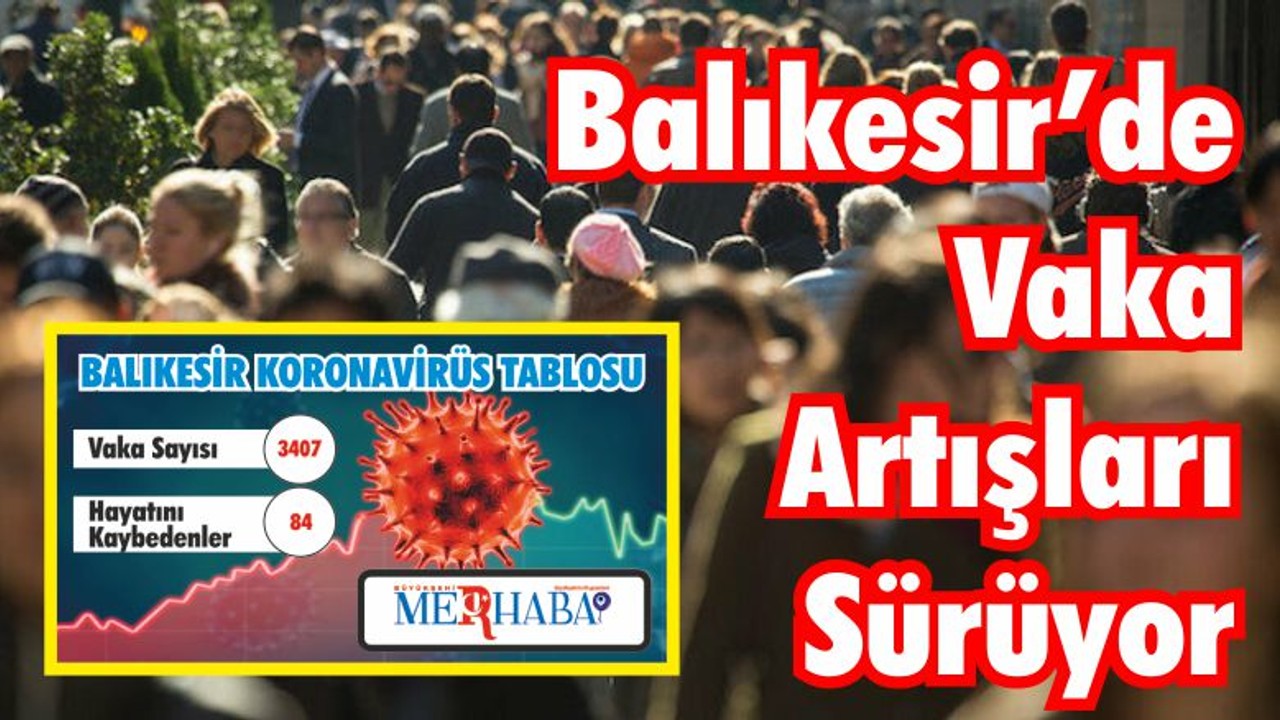 BALIKESİR'DE 25 EYLÜL KORONAVİRÜS TABLOSU