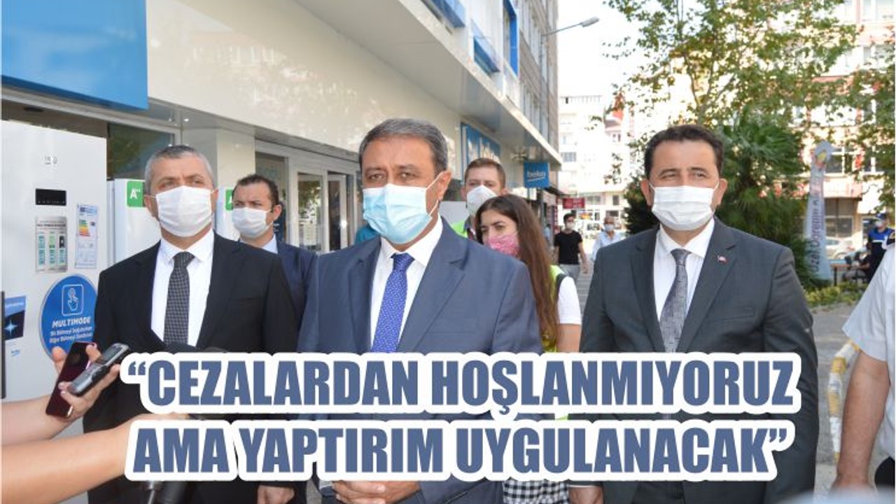 “CEZALARDAN HOŞLANMIYORUZ AMA YAPTIRIM UYGULANACAK”