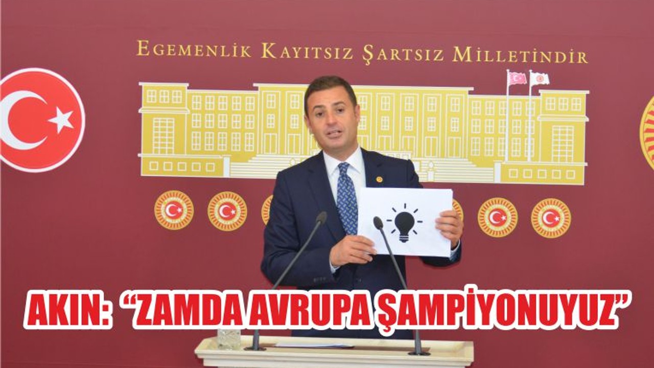 AKIN: “ZAMDA AVRUPA ŞAMPİYONUYUZ”