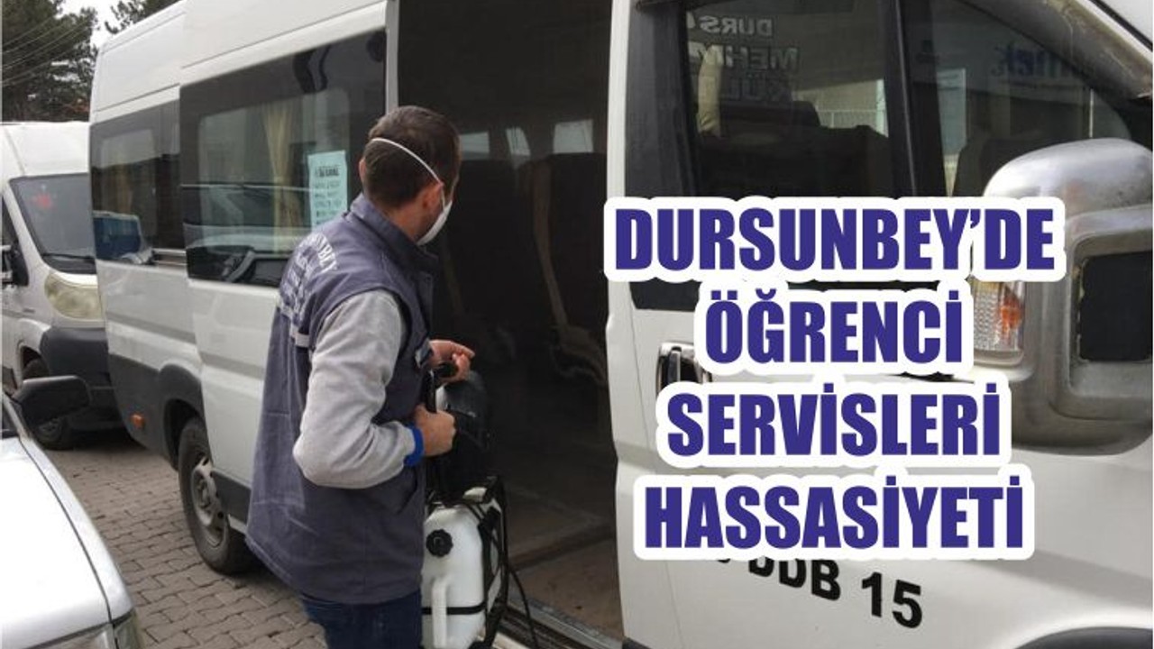 DURSUNBEY’DE ÖĞRENCİ SERVİSLERİ HASSASİYETİ
