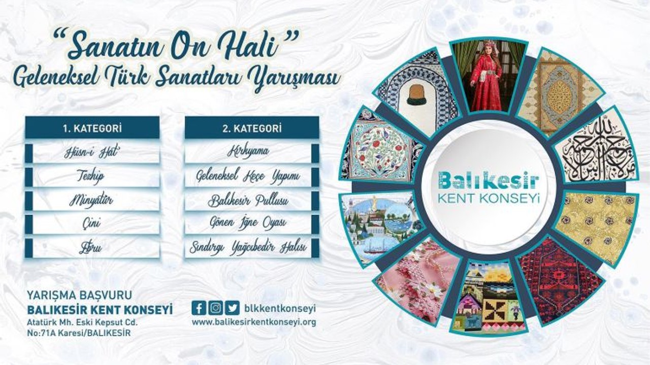 “SANATIN ON HALİ YARIŞMASI” BAŞVURULARI BAŞLADI