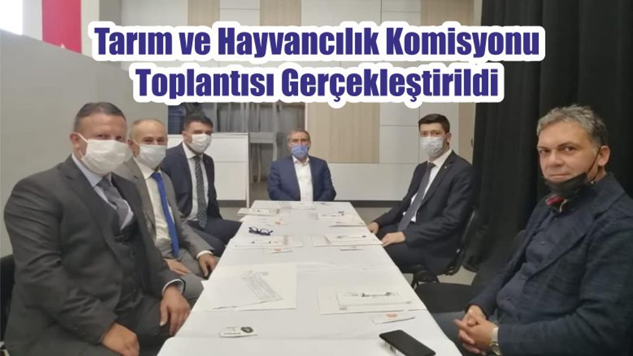 Tarım ve Hayvancılık Komisyonu Toplantısı Gerçekleştirildi