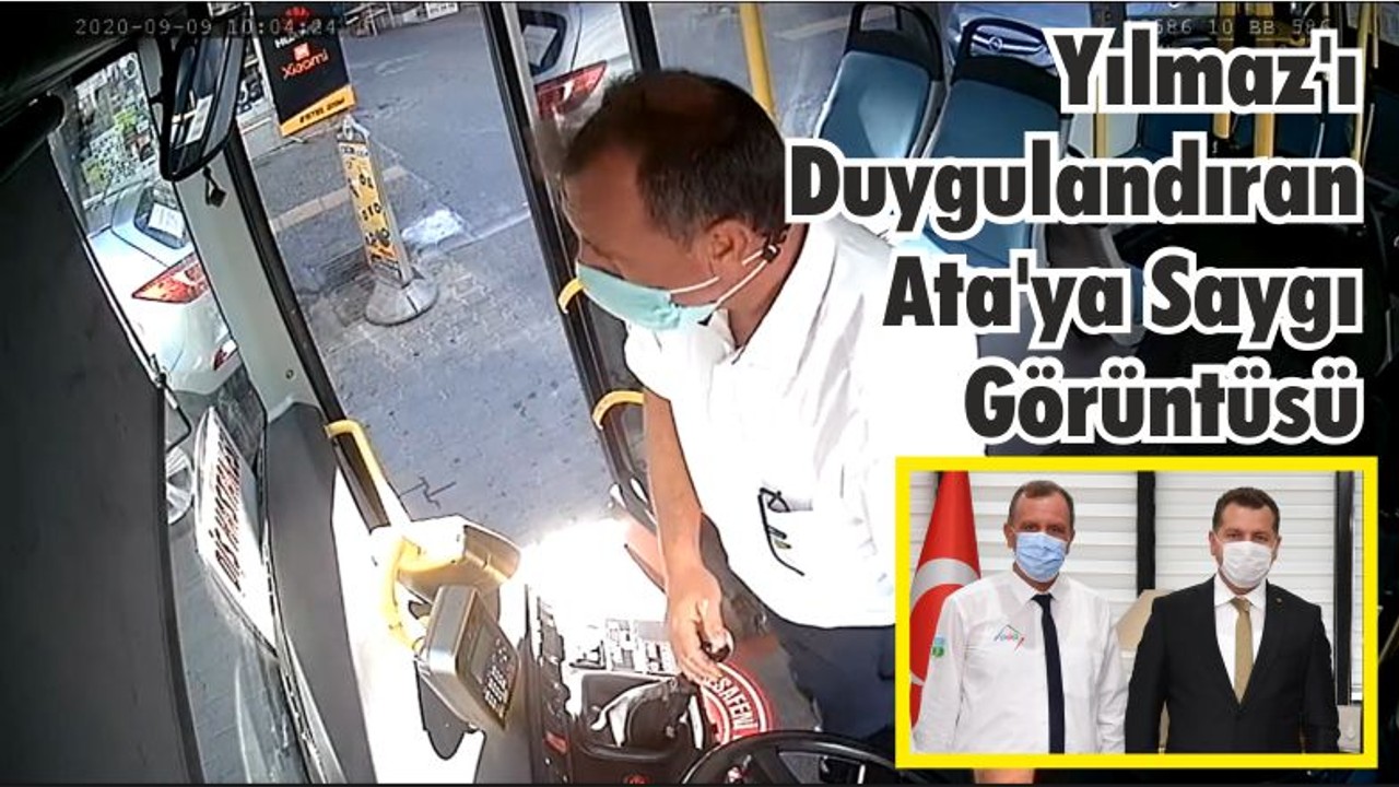 Yılmaz’ı Duygulandıran Ata’ya Saygı Görüntüsü