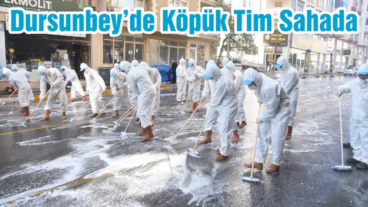 Dursunbey’de Köpük Tim Sahada