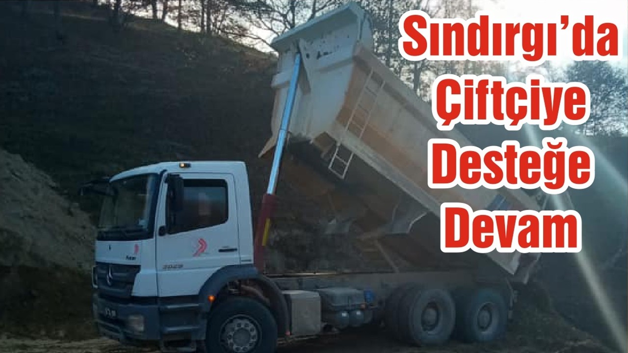 Sındırgı’da Çiftçiye Desteğe Devam