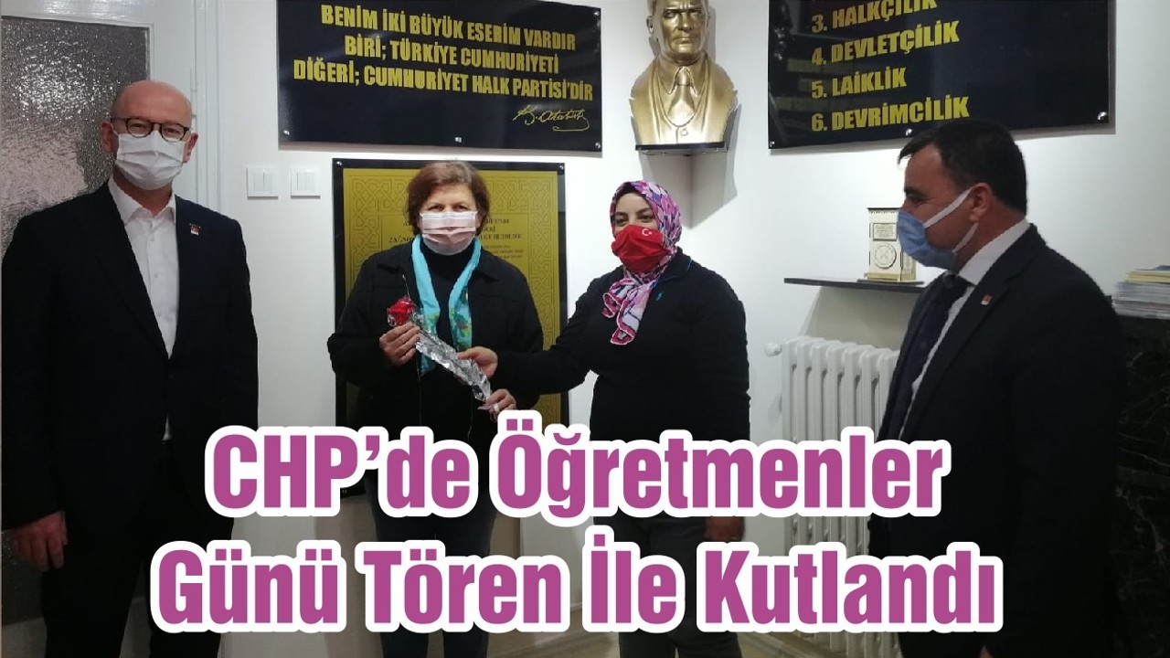 CHP’de Öğretmenler Günü Tören İle Kutlandı