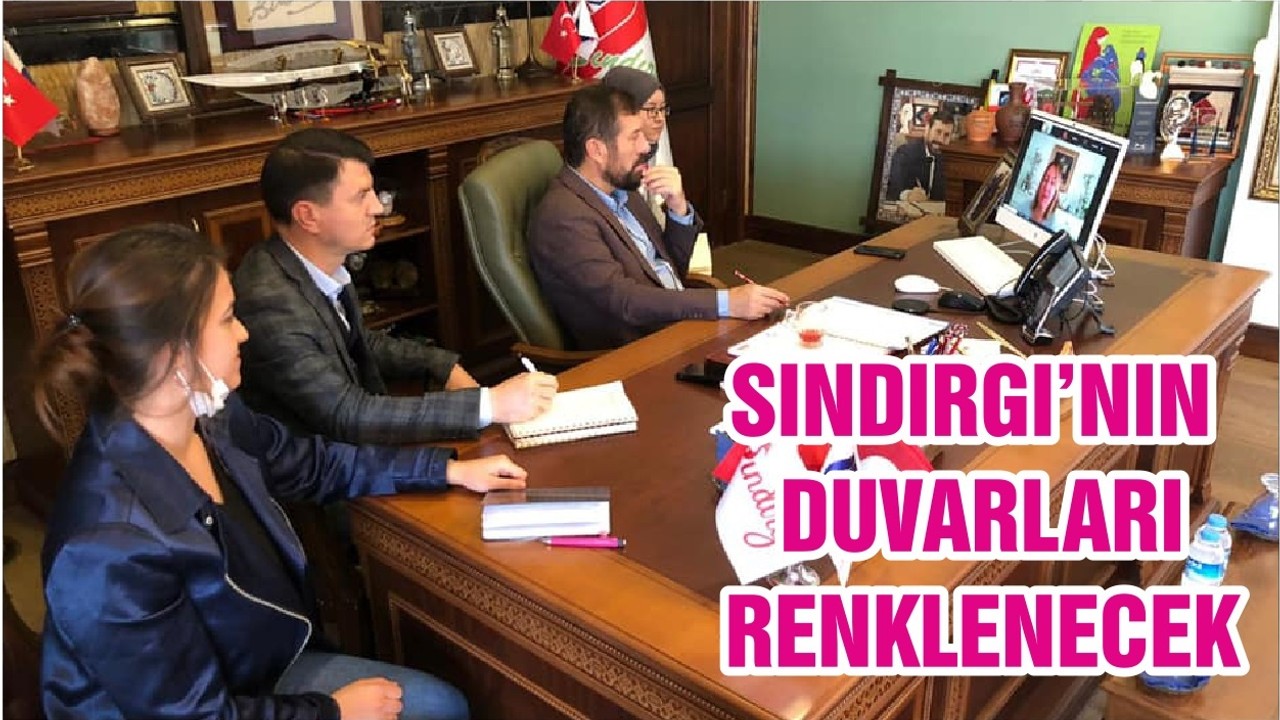SINDIRGI’NIN DUVARLARI RENKLENECEK