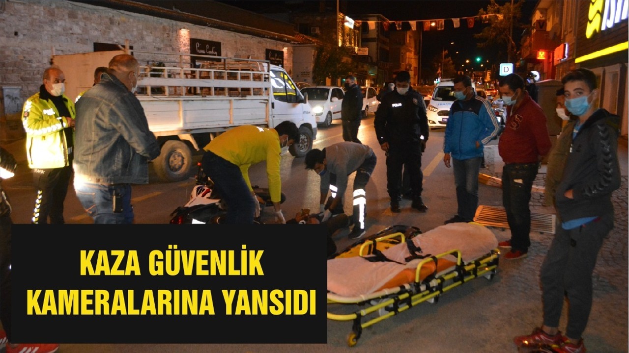 KAZA GÜVENLİK KAMERALARINA YANSIDI
