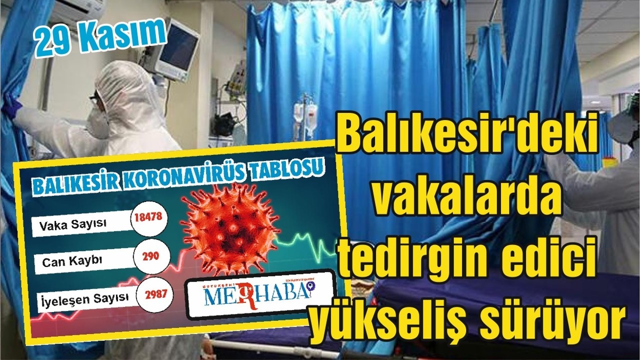 Balıkesir'deki vakalarda tedirgin edici yükseliş sürüyor