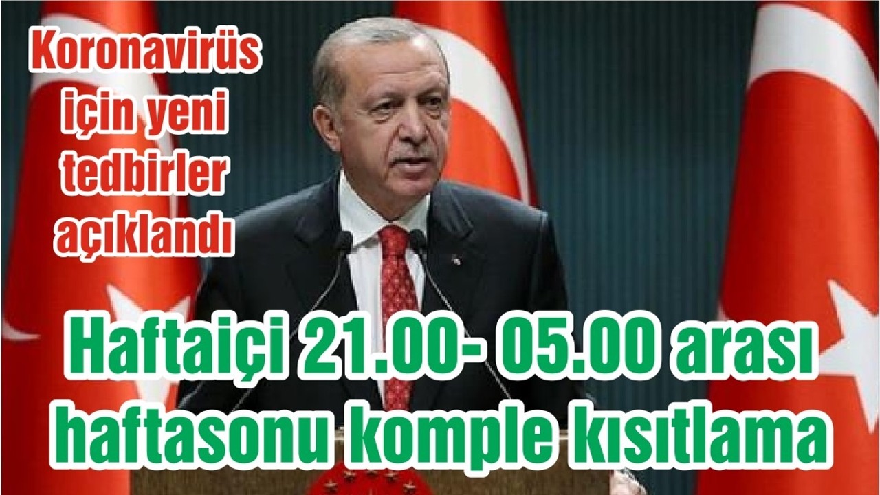 YENİ KORONAVİRÜS TEDBİRLERİ