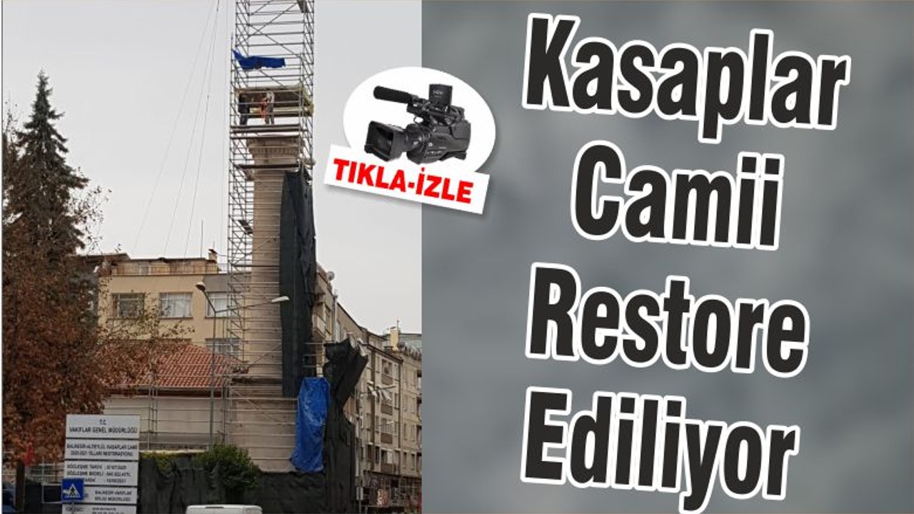 Kasaplar Camii Restore Ediliyor