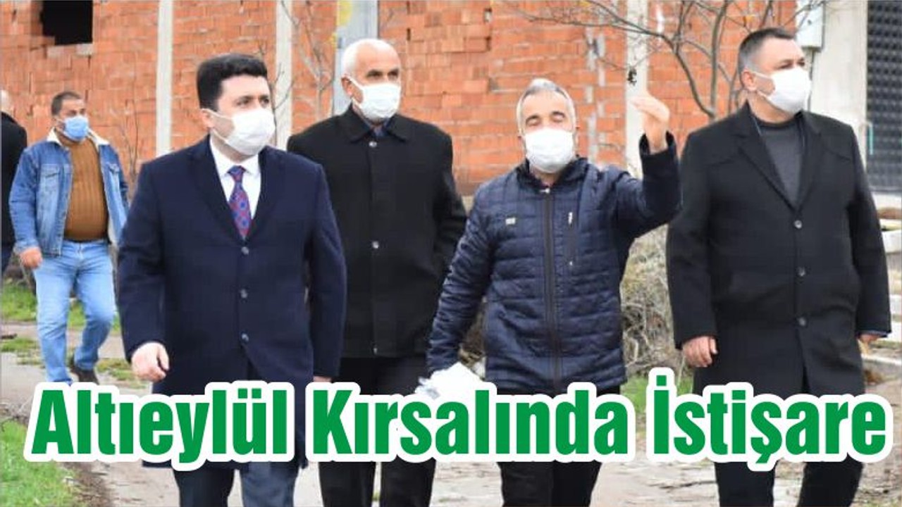Altıeylül Kırsalında İstişare