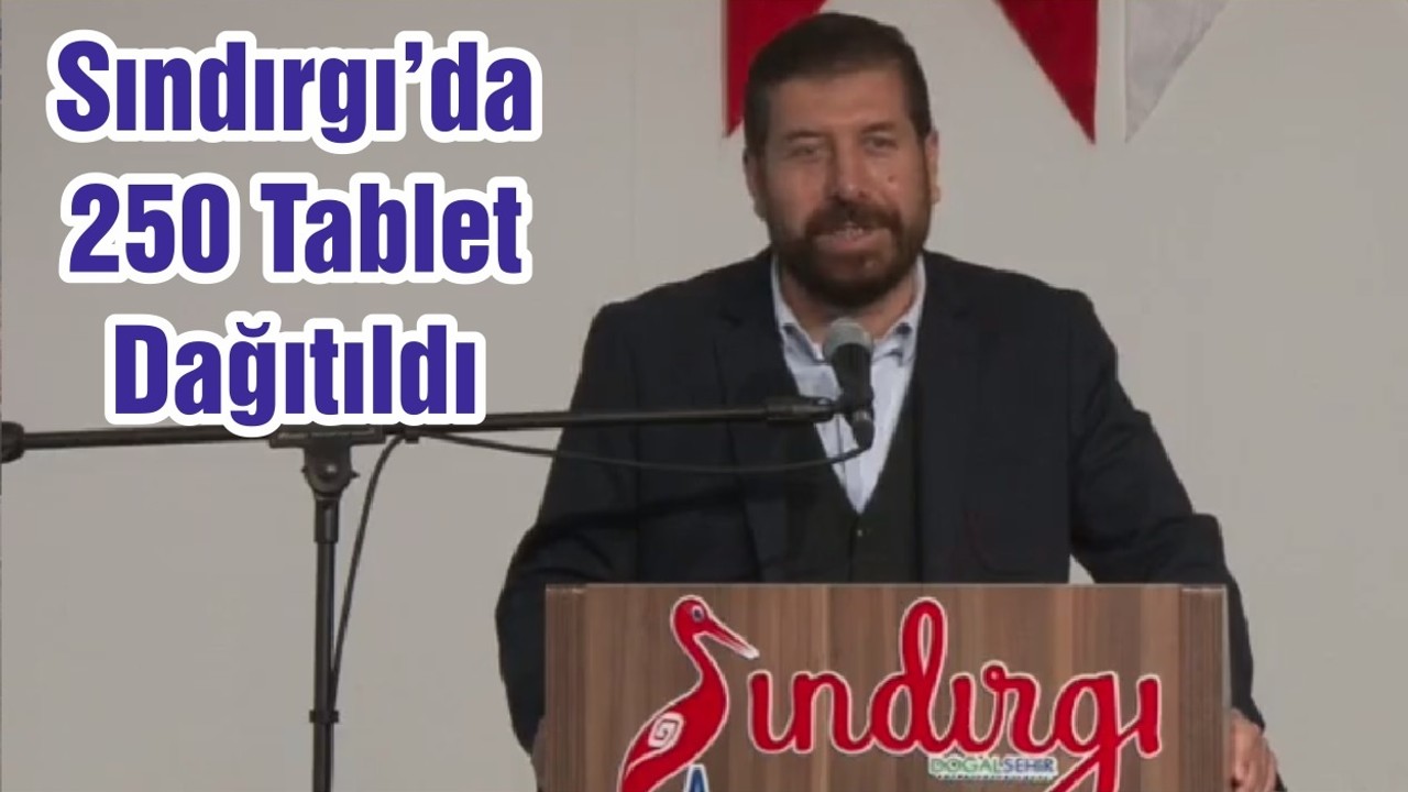 Sındırgı’da 250 Tablet Dağıtıldı