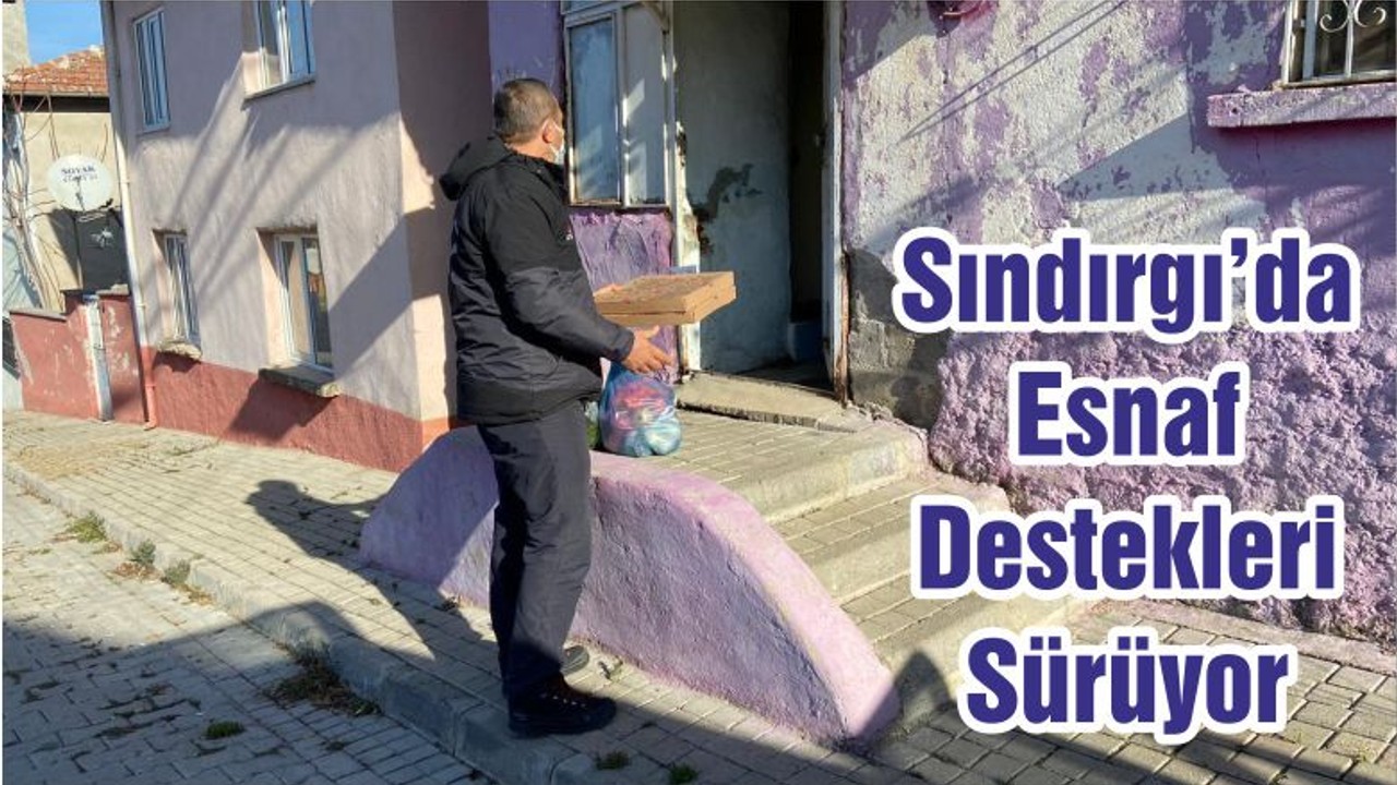 Sındırgı’da Esnaf Destekleri Sürüyor