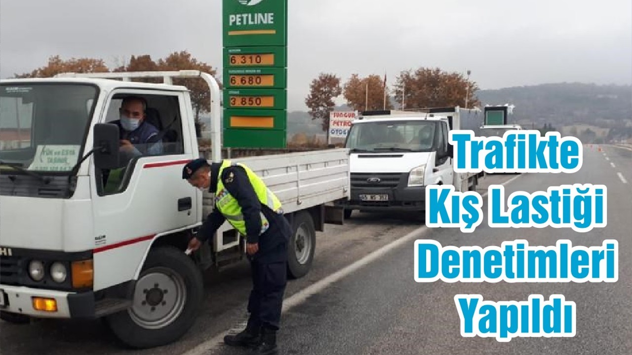 Trafikte Kış Lastiği Denetimleri Yapıldı