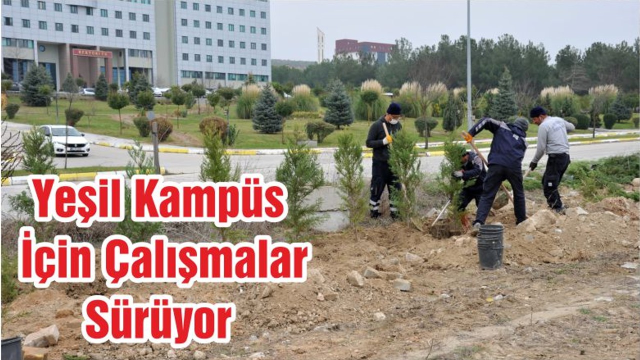 Yeşil Kampüs İçin Çalışmalar Sürüyor
