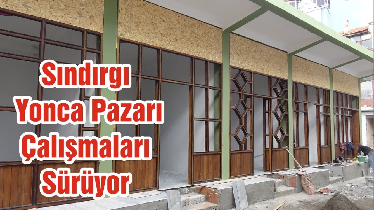 Sındırgı Yonca Pazarı Çalışmaları Sürüyor