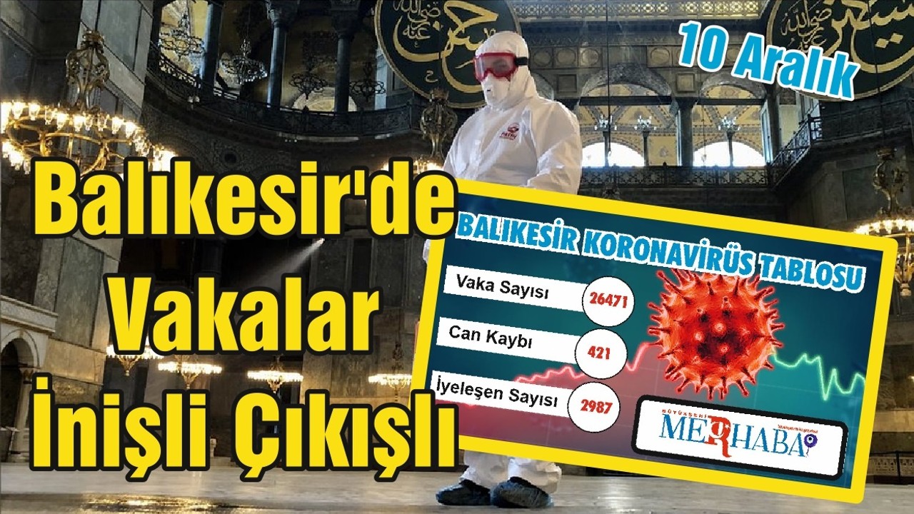 Balıkesir'de Vakalar İnişli Çıkışlı