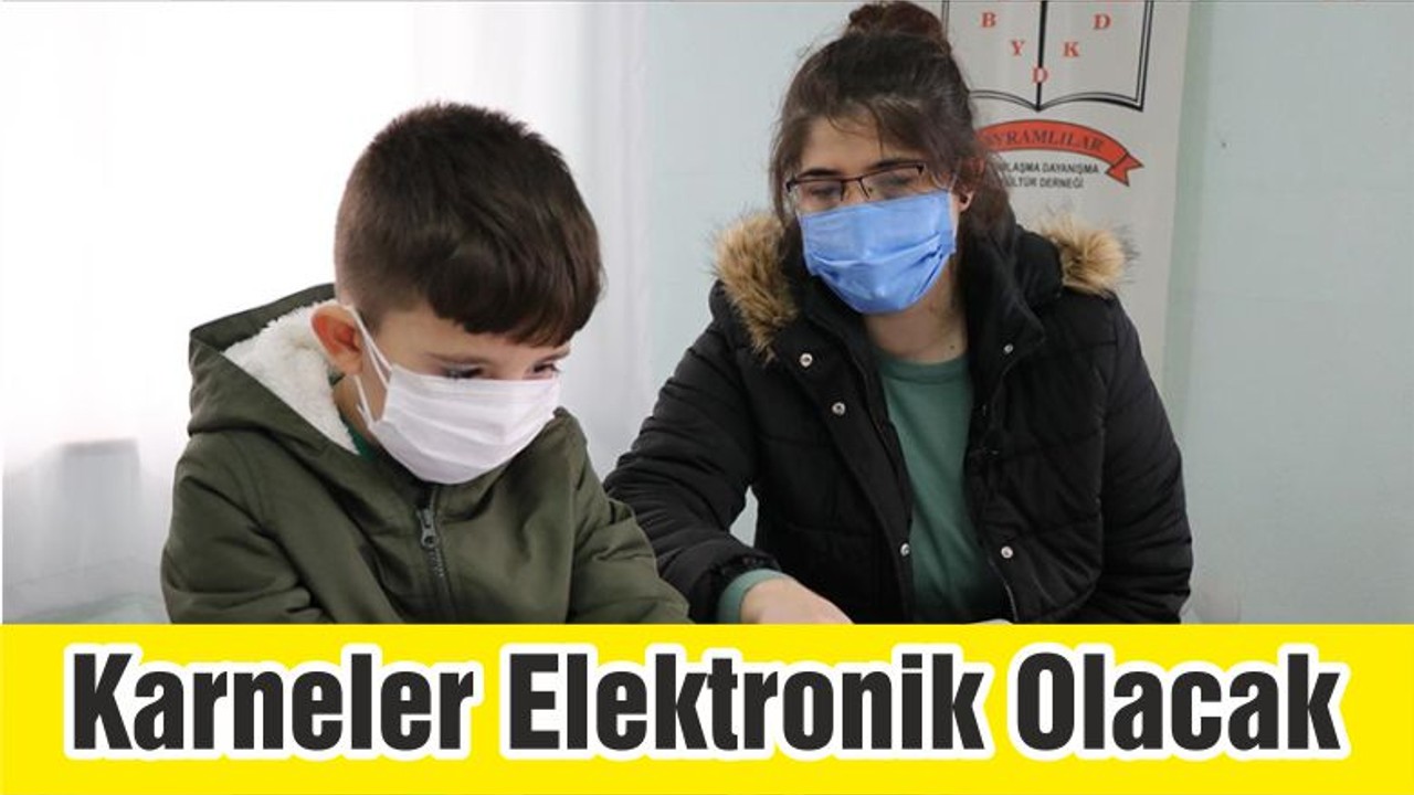Karneler Elektronik Olacak