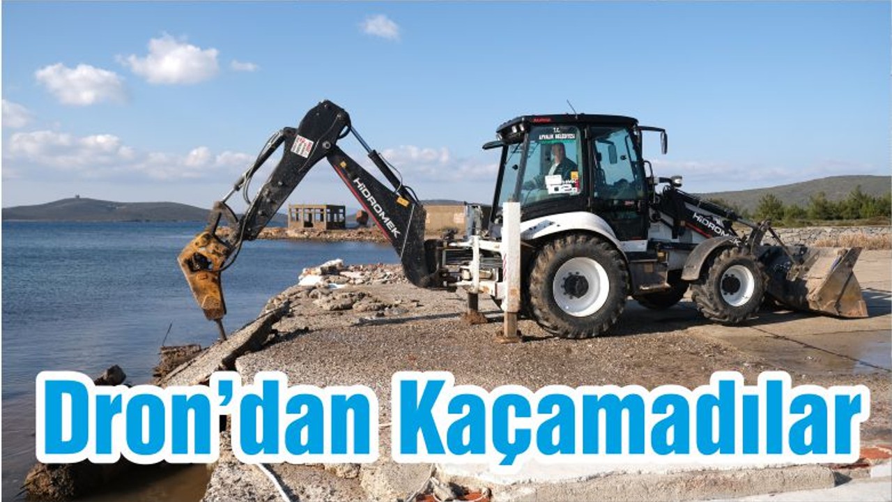 Dron’dan Kaçamadılar
