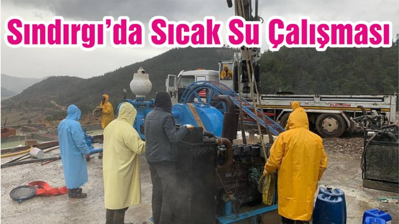 Sındırgı’da Sıcak Su Çalışması