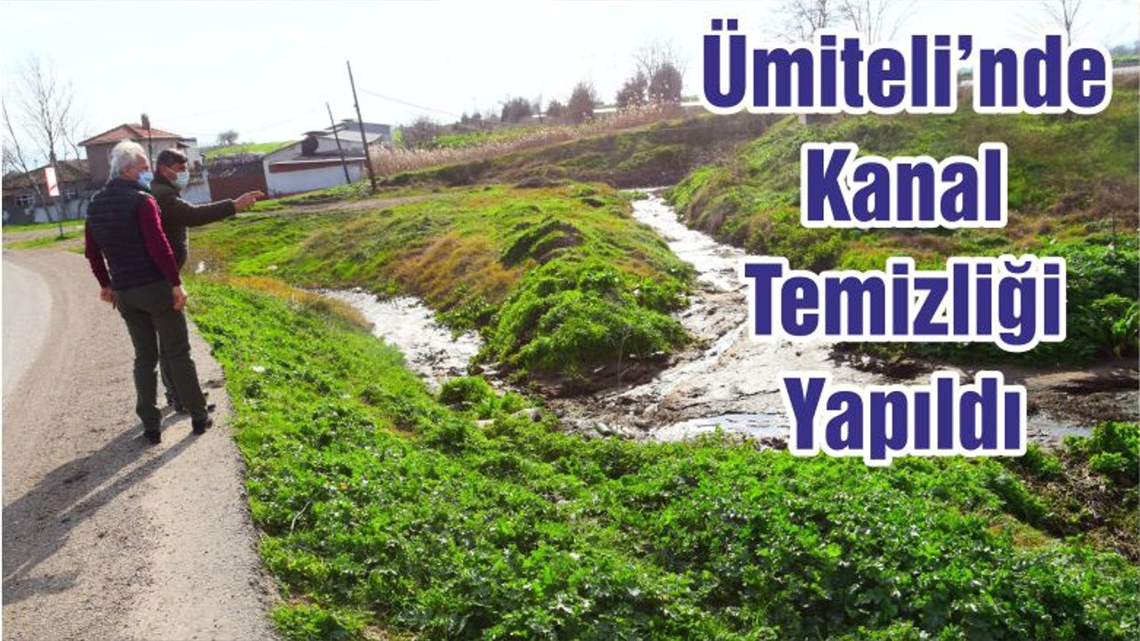 Ümiteli’nde Kanal Temizliği Yapıldı