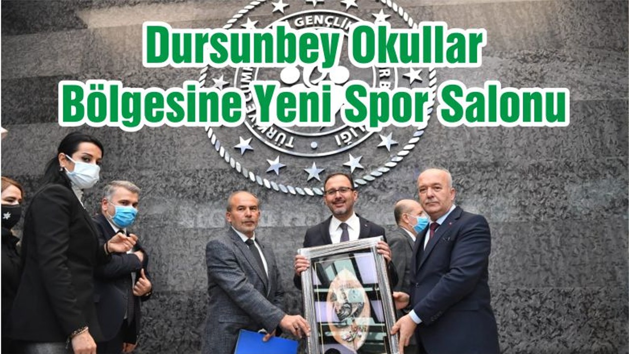 Dursunbey Okullar Bölgesine Yeni Spor Salonu