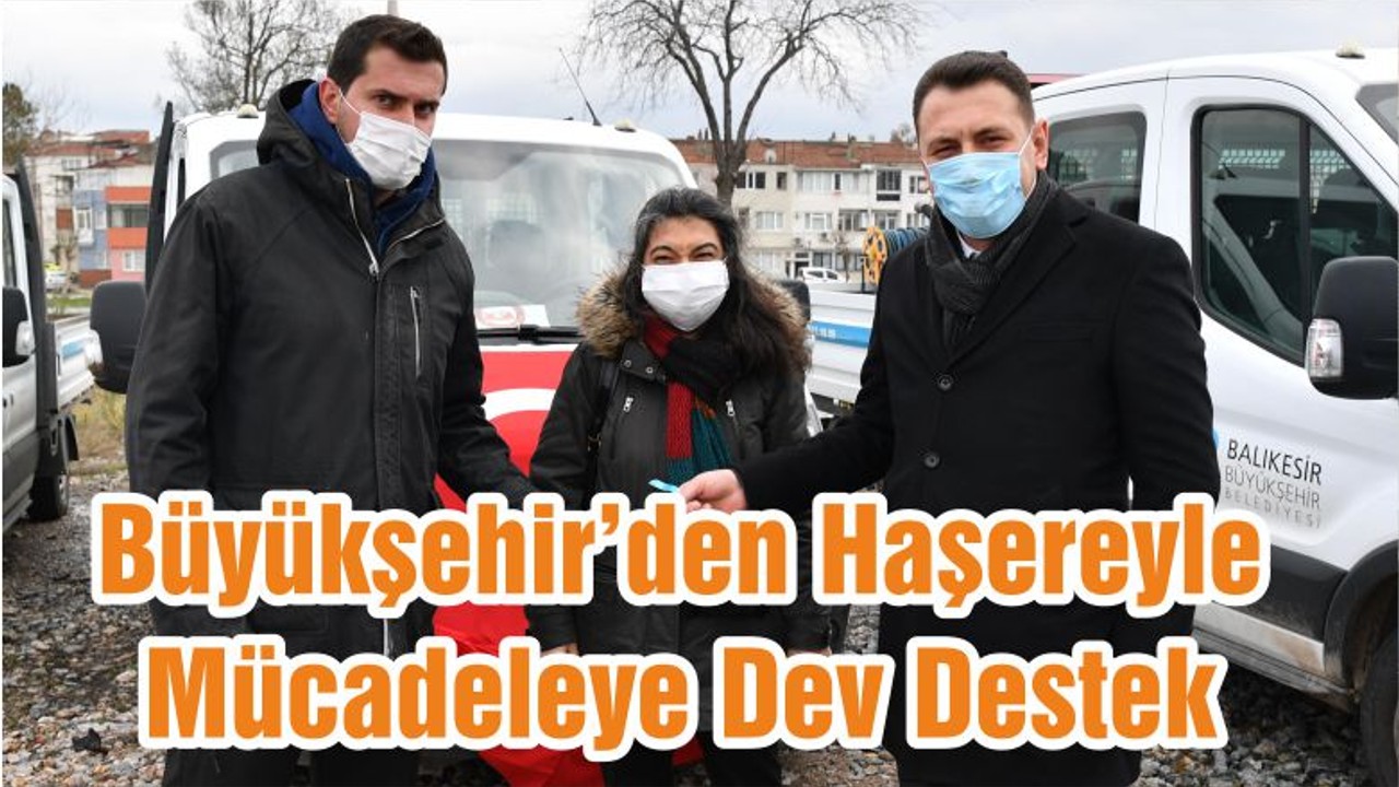 Büyükşehir’den Haşereyle Mücadeleye Dev Destek