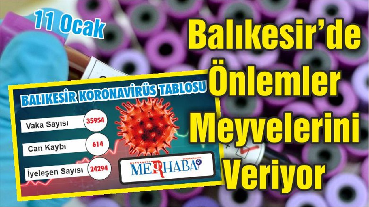Balıkesir’de Önlemler Meyvelerini Veriyor