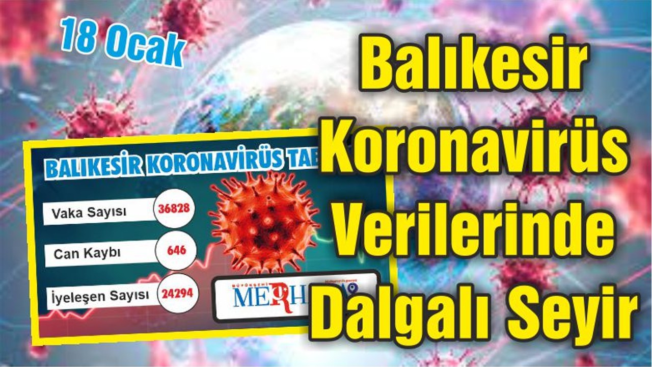 Balıkesir Koronavirüs Verilerinde Dalgalı Seyir