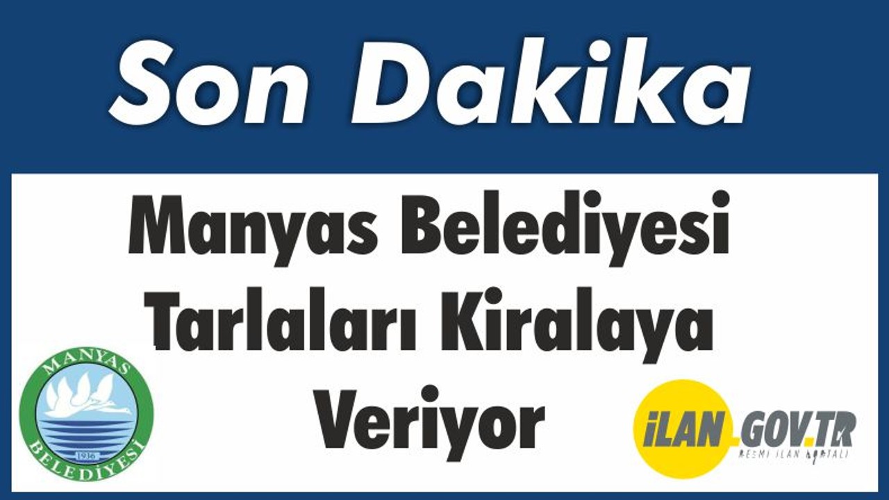 Manyas Belediyesi Tarlaları Kiraya Veriyor