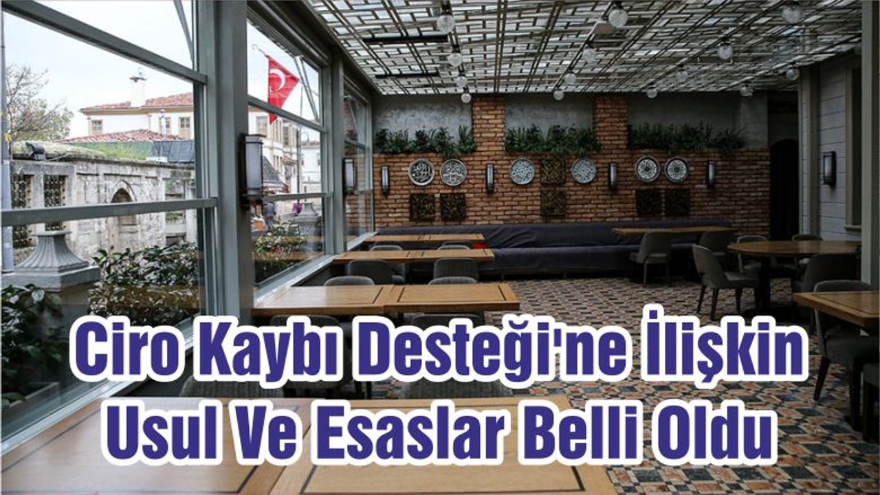Ciro Kaybı Desteği'ne İlişkin Usul Ve Esaslar Belli Oldu
