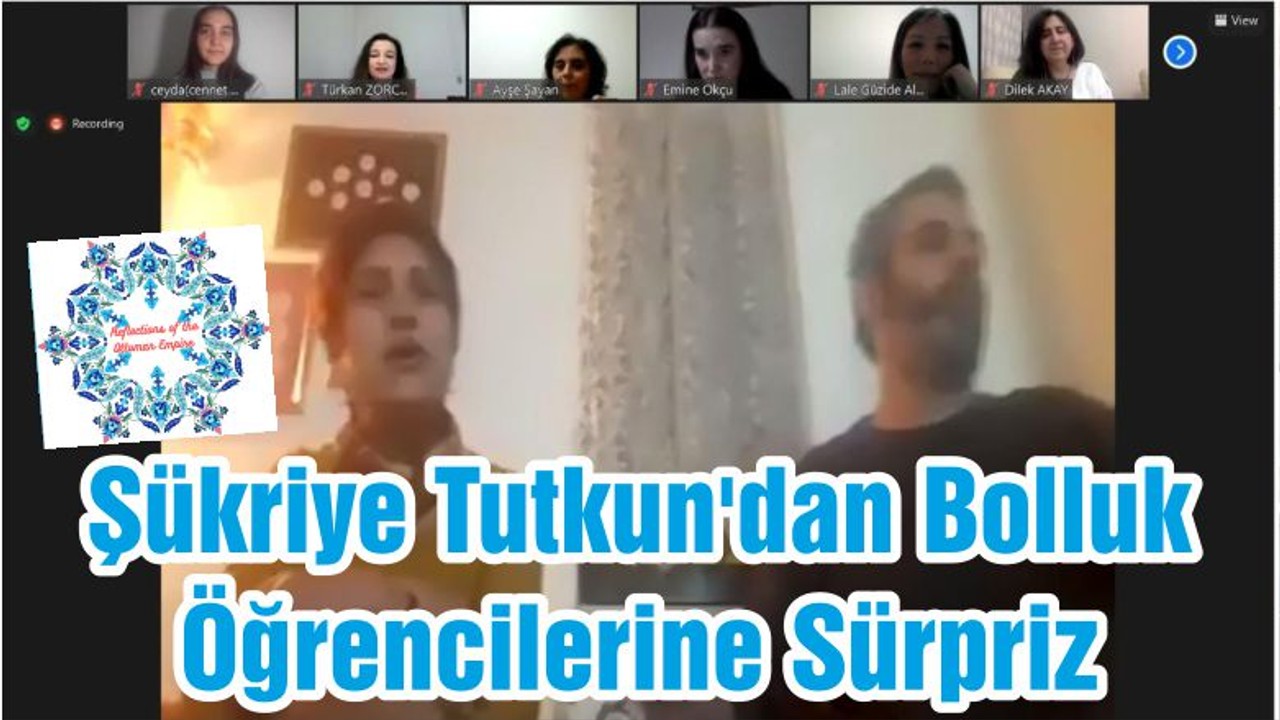 Şükriye Tutkun'dan Bolluk Öğrencilerine Sürpriz