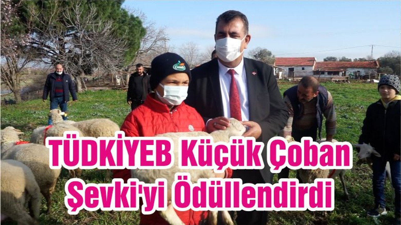 TÜDKİYEB Küçük Çoban Şevki'yi Ödüllendirdi